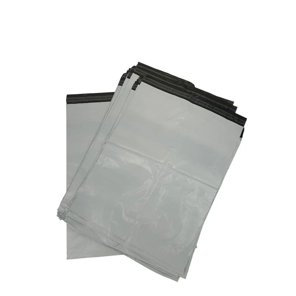50 Pack White Poly Mailers 19 x 24 Glossy Shipping Envelopes 1.7 Mil Self Seal